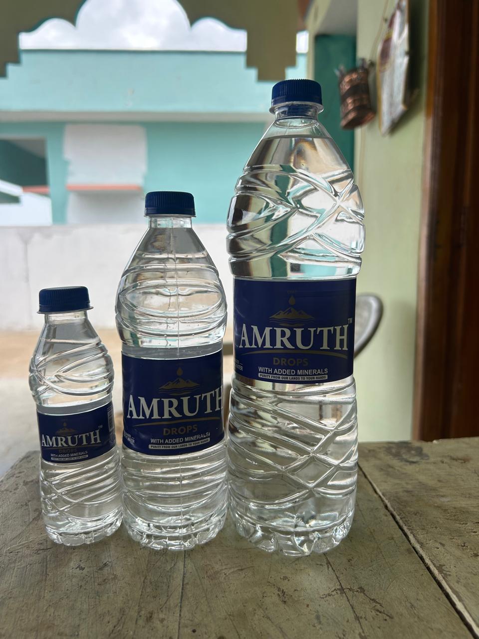 AMRUTH DROPS packaged bottles